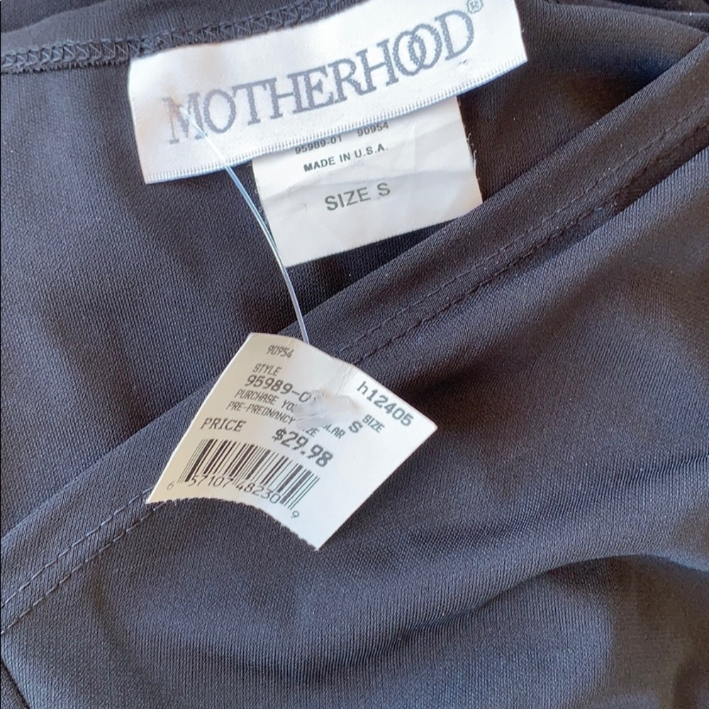 Motherhood Maternity Black V-neck Maxi Dress NWT - Picture 9 of 11